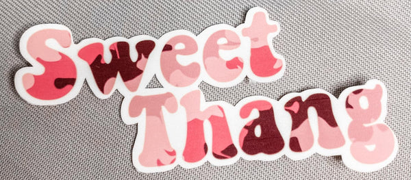 Sweat Thang Sticker