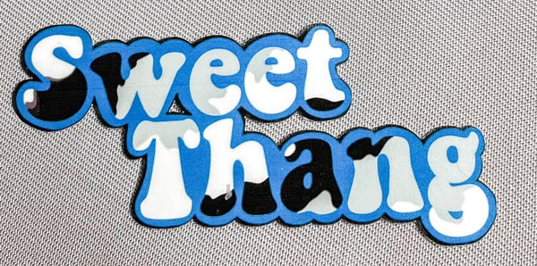 Sweat Thang Sticker