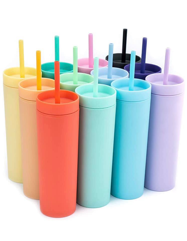 16oz. skinny Matte Tumblers