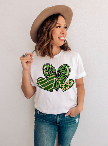 LEOPARD SHAMROCK HEART- ds